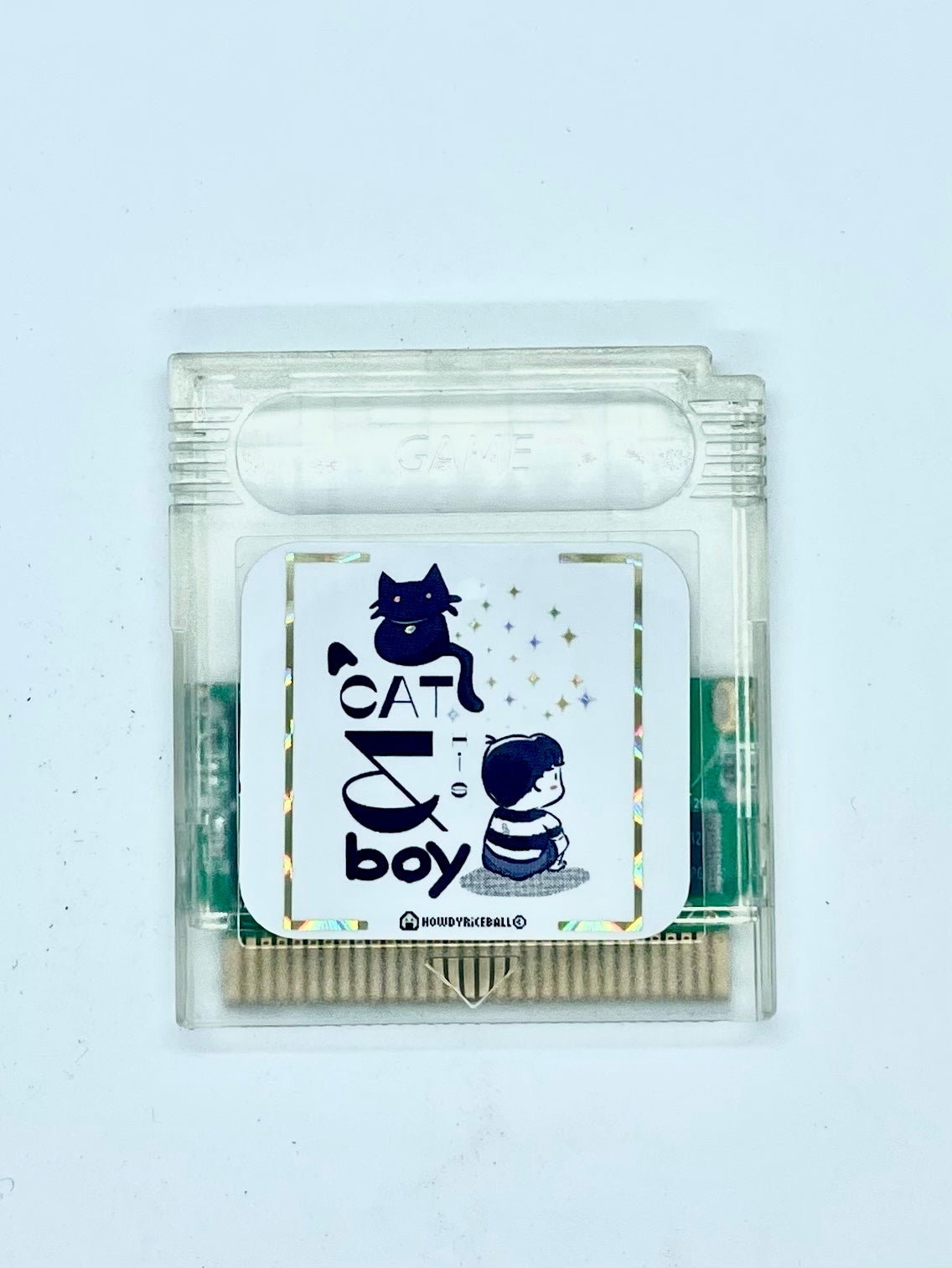 a cat & his boy physical gameboy cartridge RE-STOCK PLANNED